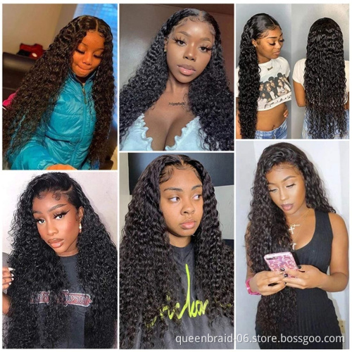 Wholesale Brazilian Hair Deep Wave Bundles Natural Color Human Hair Weaves Bundles Unprocessed Deep Wave Hair Extensions